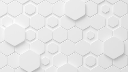 Naklejka premium White background texture 3D. 3d illustration, 3d rendering.