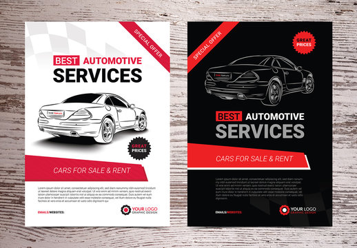 Automotive Services Flyer Layouts 9