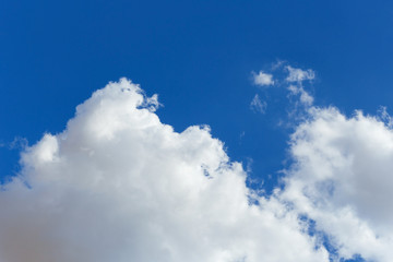 Clouds in the blue sky, background