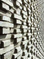 Brick wall in 3d effect