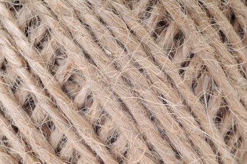 thread in clew close up picture