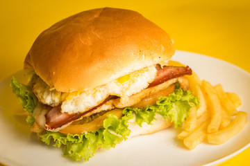 Sanduiche Gourmet Xtudo com batata frita