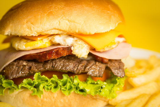 Sanduiche Gourmet Xtudo com batata frita