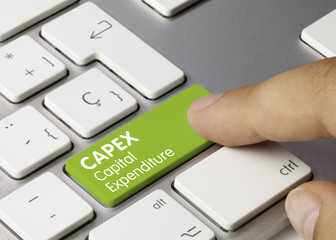 CAPEX Capital Expenditure - obrazy, fototapety, plakaty