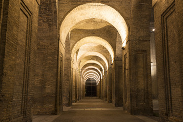 Palace of Pilotta, Parma, Italy. Ancient Architecture