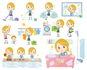 Schoolgirl White_Housekeeping