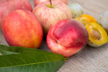 peaches apples and plums