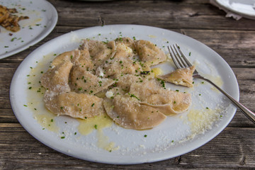 Schlutzkrapfen Tyrolean ravioli