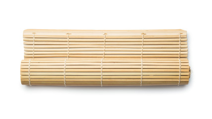 Rolled bamboo mat