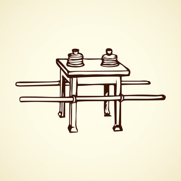 Mace. Vector drawing