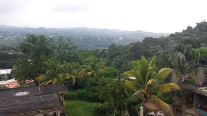 Overlook to the mountains from the mountains