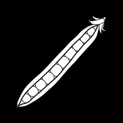 Black and white peas