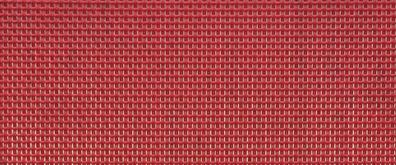 Red plastic burlap texture background