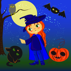 Halloween. Cute Vector Illustration.