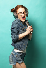 life style, happiness, emotional and people concept:  beauty hip