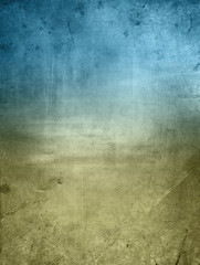 Blue brown concrete background