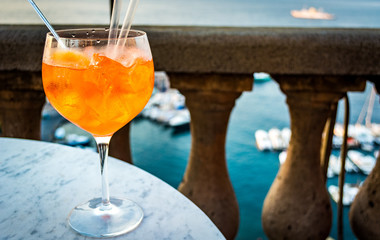 Aperol Spritz on Amalfi Coast