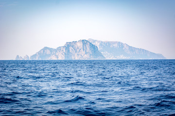 Fototapeta na wymiar Capri Island, Summer in Amalfi Cost