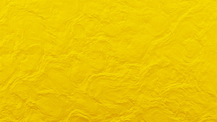 Texture of the wall with the texture of the plaster yellow. 3d illustration, 3d rendering.