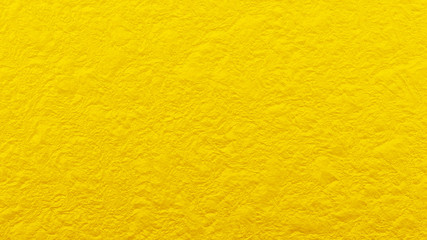 Naklejka premium Texture of the wall with the texture of the plaster yellow. 3d illustration, 3d rendering.