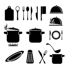 Kitchen icons set