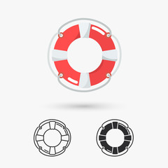 classic lifebuoy icon