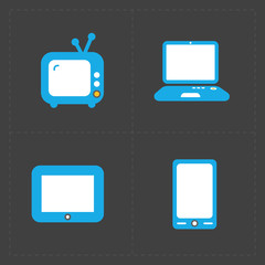 Vector Media Icons set