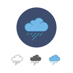 Rain Cloud Vector