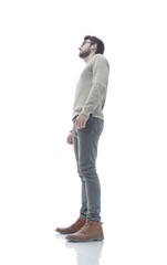 Naklejka premium Portrait of a modern confident young man