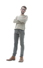 Fototapeta premium Portrait of a modern confident young man