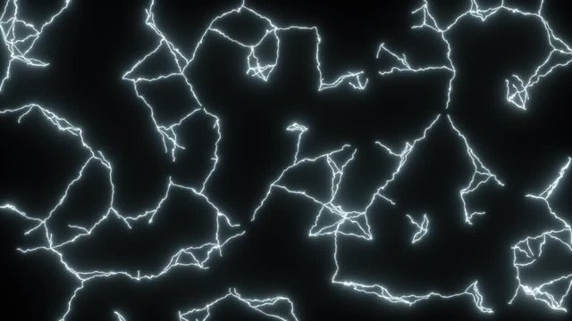 Electrical arcs neon lightning retro future vr voltage glow vector tron loop 4k