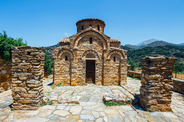 Byzantine church in Fodele, Crete, Greece. the El Greco's birthplace