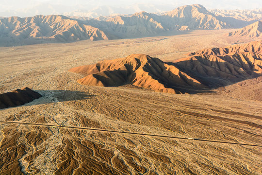 Peru, Ica, Nasca, Rundflug &uuml;ber die Linien von Nazca zum Sonnenuntergang