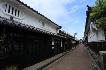Naklejka premium 橿原市 今井町の町並み