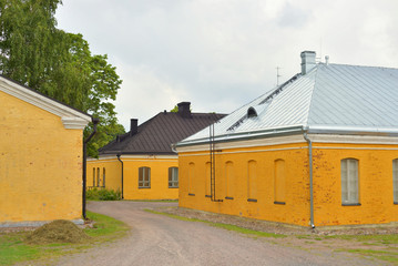 Old house in Fortress Lappeenranta.