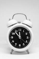 Alarm clock isolated on white background