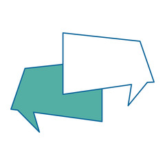 speech bubbles message icon vector illustration design