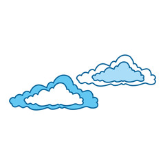 clouds sky isolated icon vector illustration design
