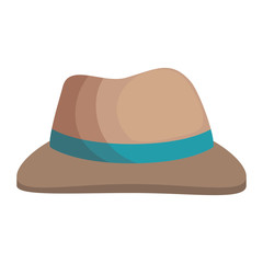 farmer hat isolated icon vector illustration design