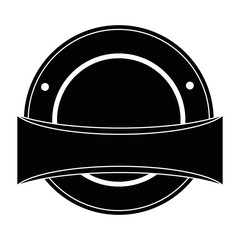 frame with ribbon icon vector illustration design