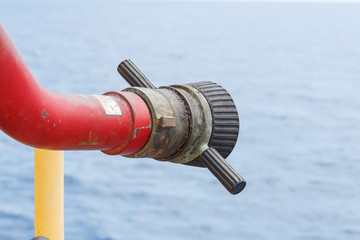 Fire hydrant spraying water in the must install in industrial plants, hotels, offices and other,helps to extinguish the fire.It is a universal standard worldwide
