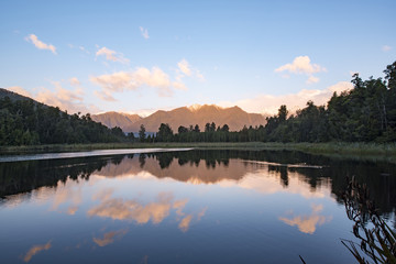 Lake Matheson,Wahipounamu South New Zealand