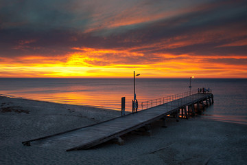 Sunset at Normanville Jetty