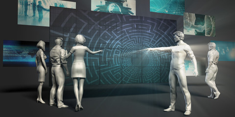 Business Maze Puzzle