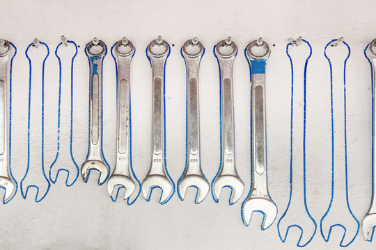 Spanner shadow board