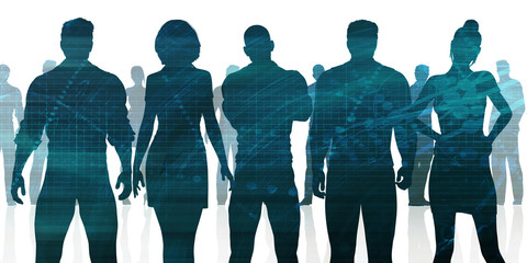 Confident Business Team