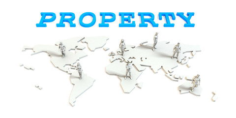 Obraz premium Property Global Business