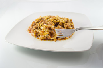 Gramigna al ragù 