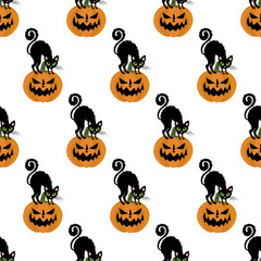 Halloween pattern illustration