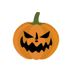 Jack-o-lantern pumpkin illustration